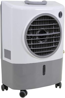 Image showing  4.8 gal. Reservoir Capacity MC18M Evaporative Cooler, 500 sq. ft., 1,300 CFM, 20 in. L x 10 in. W x 28 H, 16 lb.