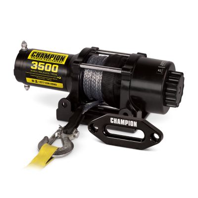 Image showing  3500-lb. ATV/UTV Synthetic Rope Winch Kit