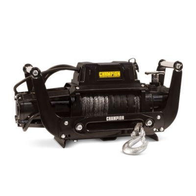 Image showing  12,000 lb. Capacity Truck/SUV Synthetic Rope Winch Kit with Speed Mount
