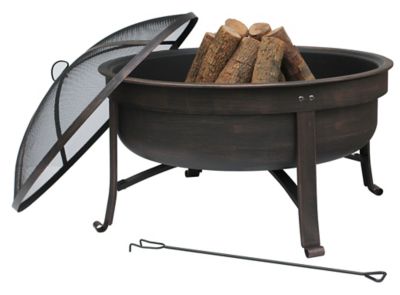 Bond 31 In Round Steel Fire Pit With Lid 51058 At Tractor Supply Co