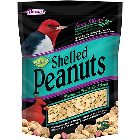 Brown's Song Blend Shelled Peanuts Premium Wild Bird Food