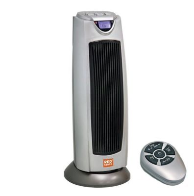 RedStone 5,120 BTU Oscillating Ceramic Digital Tower Heater with Remote, 150 sq. ft., 120V