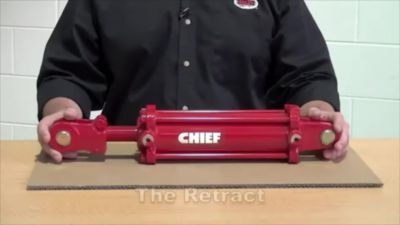 Image showing  3.5 in. Bore x 14 in. Stroke WX Welded Hydraulic Cylinder