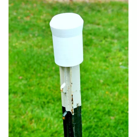 Stake Safe 4 in x 2 in Universal Safety Post Cap White Horse & Field Fencing