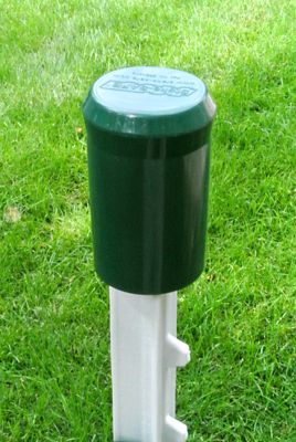 Stake Safe 4 in. x 2 in. Universal Safety Post Cap, Green