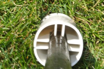 Image showing  4 in. x 2 in. Universal Safety Post Cap, Green