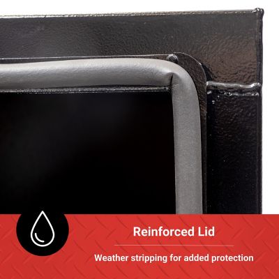 Image showing 9 th Tractor Supply 4.25 cu. ft. Underbody Truck Tool Box, 24 in. x 17 in. x 18 in., Black