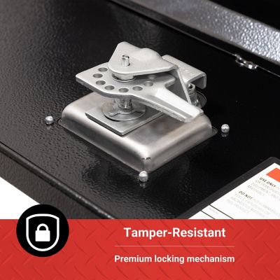 Image showing 10 th Tractor Supply 4.25 cu. ft. Underbody Truck Tool Box, 24 in. x 17 in. x 18 in., Black