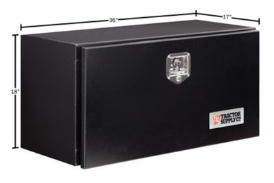 Image showing  6.3 cu. ft. Underbody Truck Tool Box, 36 in. x 17 in. x 18 in., Black