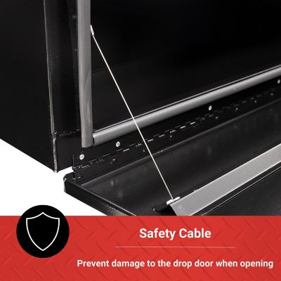 Image showing 7 th Tractor Supply 6.3 cu. ft. Underbody Truck Tool Box, 36 in. x 17 in. x 18 in., Black