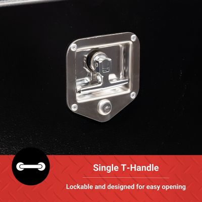 Image showing 10 th Tractor Supply 6.3 cu. ft. Underbody Truck Tool Box, 36 in. x 17 in. x 18 in., Black