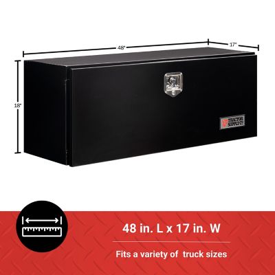 Image showing 5 th Tractor Supply 8.5 cu. ft. Underbody Truck Tool Box, 48 in. x 17 in. x 18 in., Black