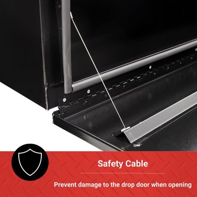 Image showing 7 th Tractor Supply 8.5 cu. ft. Underbody Truck Tool Box, 48 in. x 17 in. x 18 in., Black