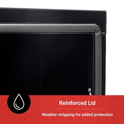 Image showing 9 th Tractor Supply 8.5 cu. ft. Underbody Truck Tool Box, 48 in. x 17 in. x 18 in., Black