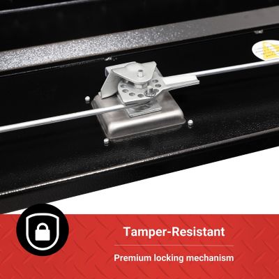 Image showing 10 th Tractor Supply 8.5 cu. ft. Underbody Truck Tool Box, 48 in. x 17 in. x 18 in., Black