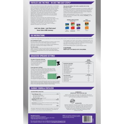 Image showing  33 lb. 10,000 sq. ft. Fairway Formula Lawn Fertilizer
