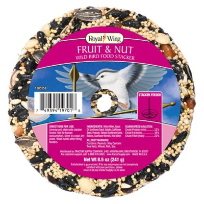 Image showing  Fruit and Nut Wild Bird Food Stacker, 8.5 oz.