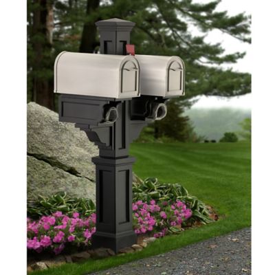 Image showing  Rockport Double Mail Post, Black