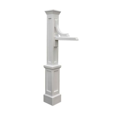 Mayne Woodhaven Address Sign Post, White