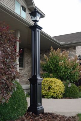 Image showing  Signature Lamp Post with Mount, Black