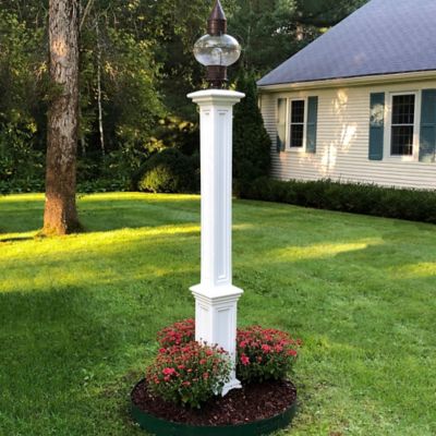 Image showing  Signature Lamp Post with Mount, White