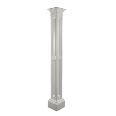 Mayne Liberty Lamp Post with Mount, White