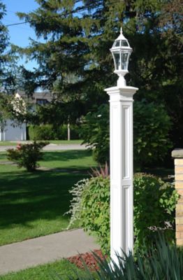 Image showing  Liberty Lamp Post with Mount, White
