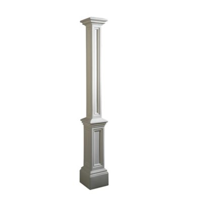 Mayne Signature Lamp Post, White