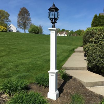 Image showing 6 th Mayne Signature Lamp Post, White