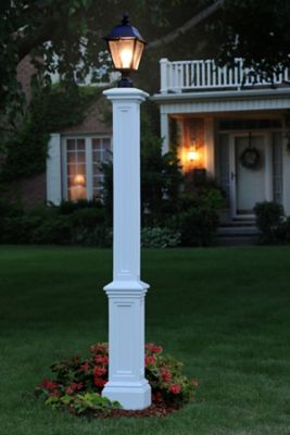 Image showing 7 th Mayne Signature Lamp Post, White