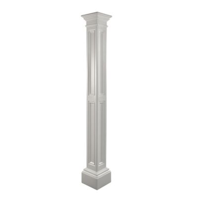 Mayne Liberty Lamp Post, White, No Mount