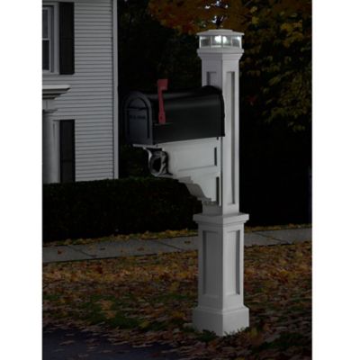 Image showing  Solar Post Cap Light, White