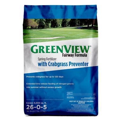GreenView 17 lb. 5,000 sq. ft. Fairway Formula Spring Fertilizer and Crabgrass Preventer
