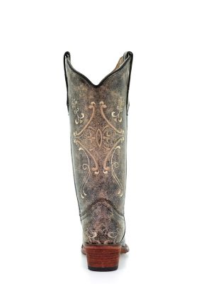 Image showing  Women's Crackle/Bone Embroidery Boots, Black