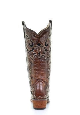 Image showing  Embroidered Sides Snip Toe Boots