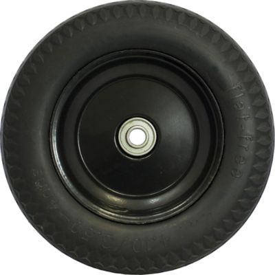 Image showing  10 in. Universal Fit Flat Free Cart/Hand Truck Tire Assembly