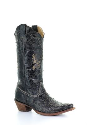 inlay cowgirl boots