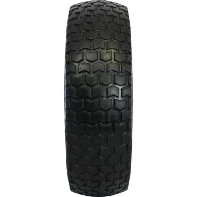 Flat-Free Heavy Duty Tire with Powder Coated Steel Hub Details about   13 in 