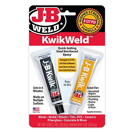 J-B Weld KwikWeld Twin Tube Epoxy- 2 oz