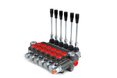 Image showing  3,625 PSI G Series Directional Control Valve, 21 GPM, 6 Spool, SAE 10 Inlet/SAE 12 Outlet