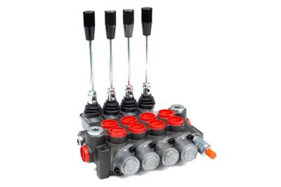 Chief 3,625 PSI G Series Directional Control Valve, 10 GPM, 4 Spool, SAE 10 Inlet/Outlet