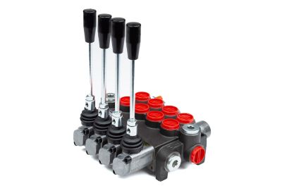 Image showing  3,625 PSI G Series Directional Control Valve, 10 GPM, 4 Spool, SAE 10 Inlet/Outlet