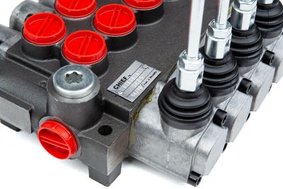 Image showing  3,625 PSI G Series Directional Control Valve, 10 GPM, 4 Spool, SAE 10 Inlet/Outlet