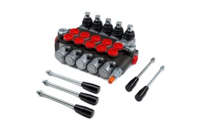 Image showing  3,625 PSI G Series Directional Control Valve, 10 GPM, 5 Spool, SAE 10 Inlet/Outlet