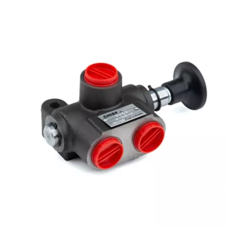 Chief 3 000 PSI 2-Position Selector Valves SV Series 30 GPM Knob 12 Port SAE Size Hydraulic Valves & Manifolds