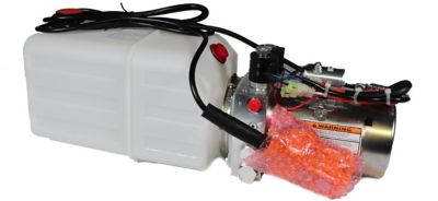 Image showing  1.3 GPM 2,850/1,500 PSI Double-Acting Hydraulic Power Unit with Remote Control, SAE 6 Ports, 1.5 gal. Poly Tank