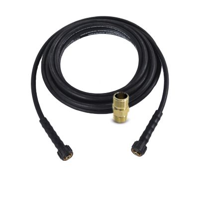 SIMPSON 1/4 in. x 25 ft. Santoprene Cold Water Pressure Washer Replacement/Extension Hose, 4,000 PSI, 41182