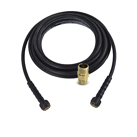 SIMPSON 1/4 in. x 25 ft. 4,000 PSI Santoprene Cold Water Pressure Washer Replacement/Extension Hose