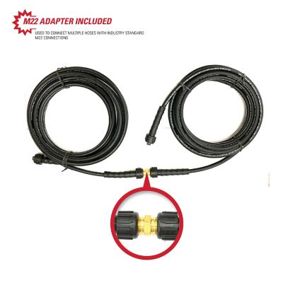 Image showing  1/4 in. x 25 ft. Santoprene Cold Water Pressure Washer Replacement/Extension Hose, 4,000 PSI
