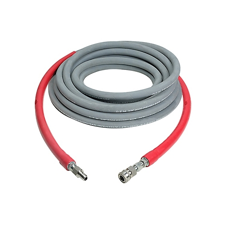 SIMPSON 3/8 in. x 100 ft. 8,000 PSI Wrapped Rubber Hot Water Pressure Washer Hose, 250 Degrees F